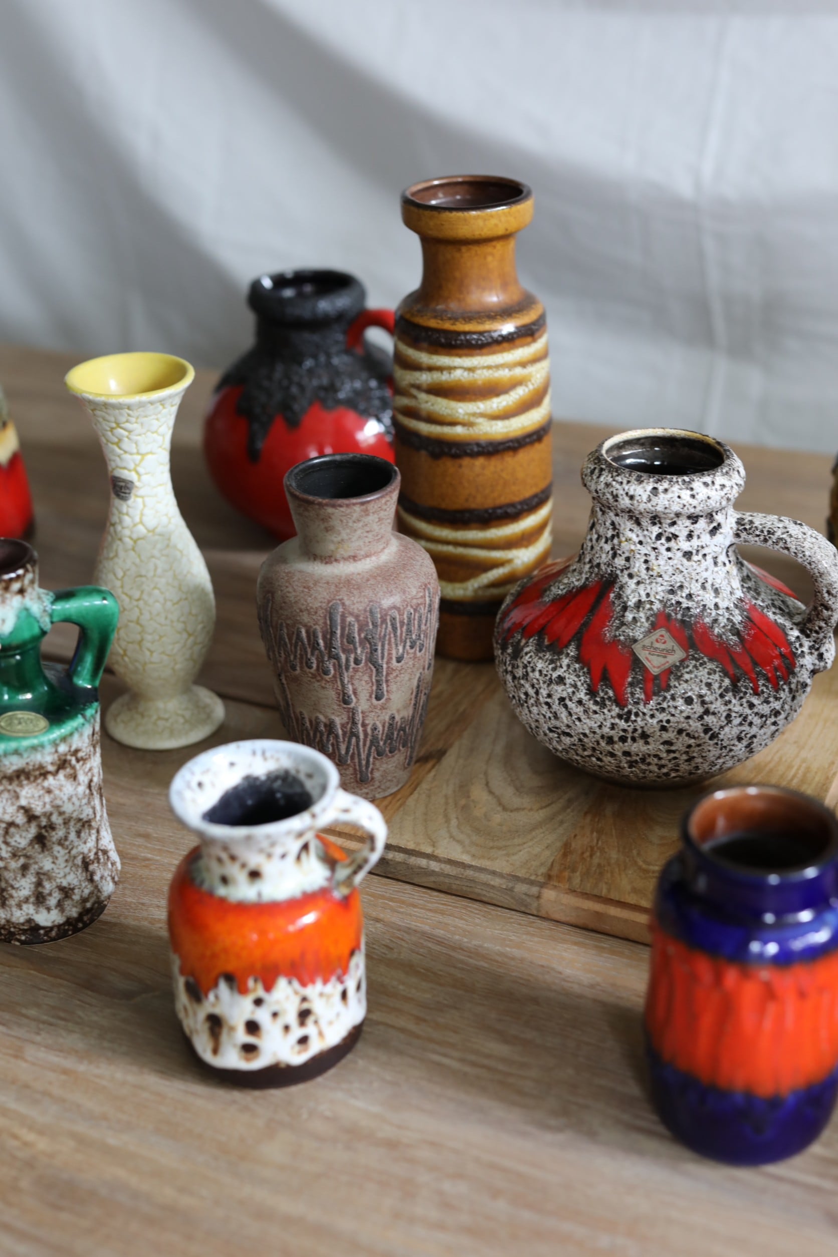 fat lava U keramik 22cm ファットラバ ミッドセンチュリー Carstens