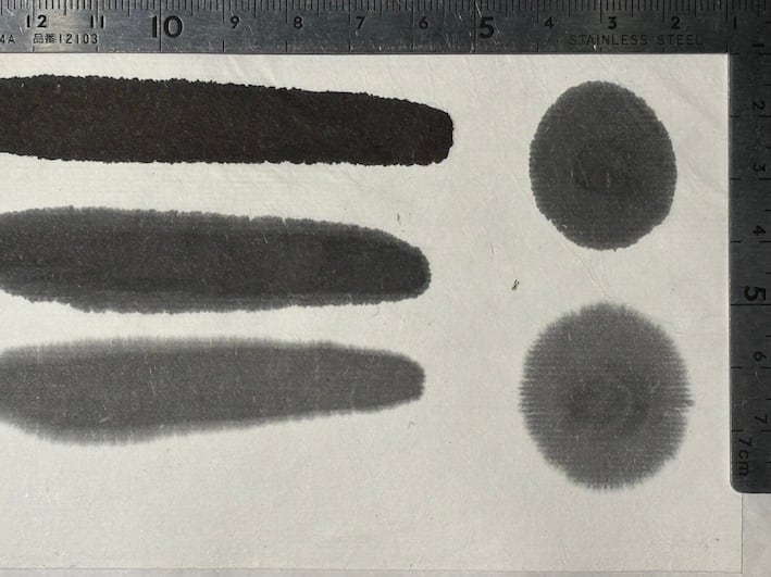 青墨 最高級油煙墨 大哉布袋 （薄青系）のご紹介 | 古梅園製墨販売部