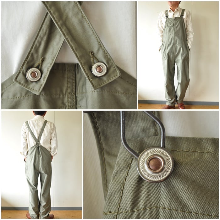 FOBFACTORY エフオービーファクトリー ミリタリーオーバーオール F0489