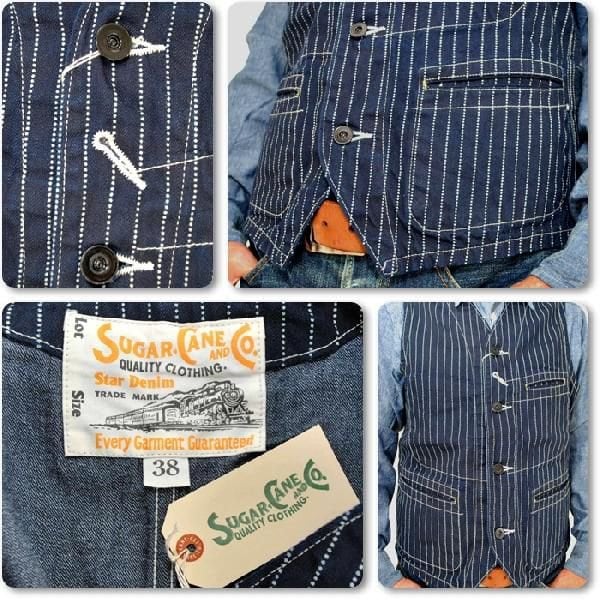 ウォバッシュベスト ワークベスト シュガーケーン sugarcane 東洋