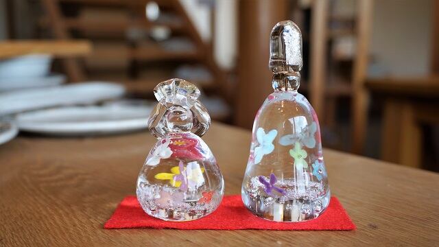 ☆空西あかね/ガラス雛人形 | 砥部焼ギャラリー紫音