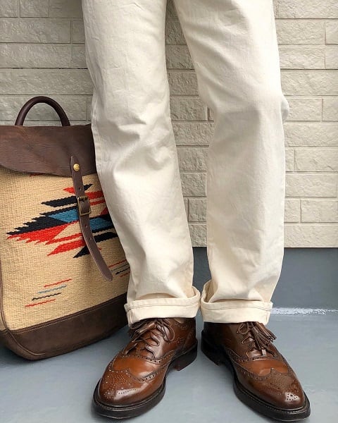 Ralph Laurenウイスキーコードバン クロケット製 デッド 未使用 Ralph