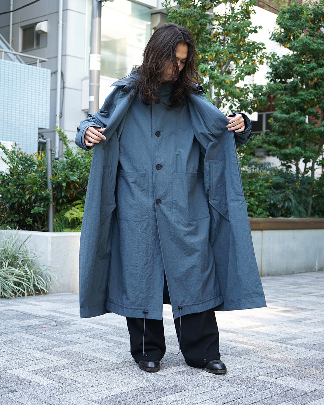 BlancYM（ブランワイエム）】軽撥水のレイヤードコート | Clique Tokyo