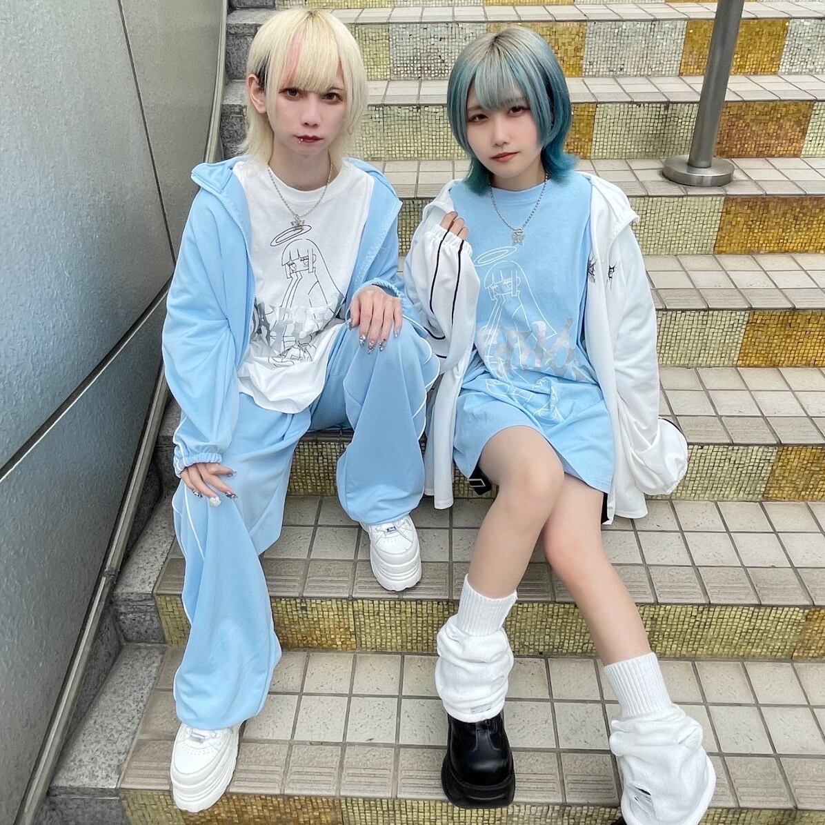 6/6 #今日のコーデ】2023年サブカル水色アイテムまとめ