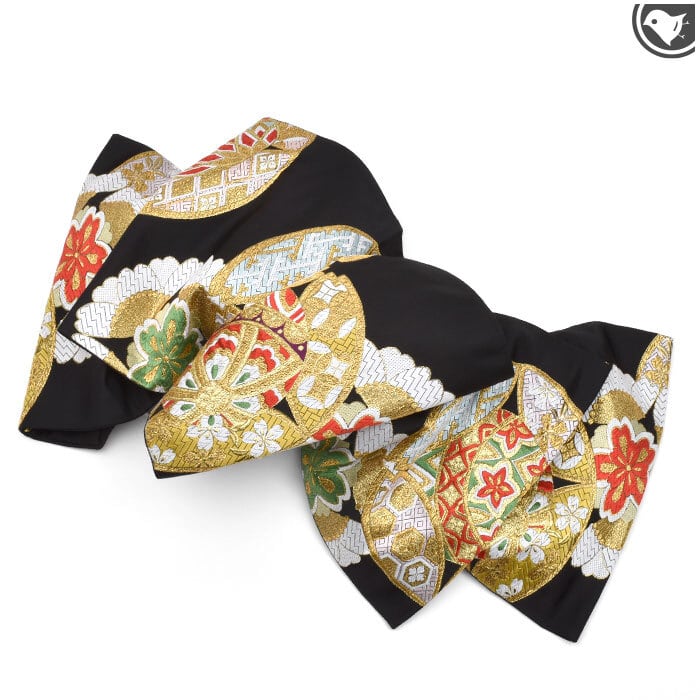 袋帯]振袖帯 西陣織 老舗 丸勇 謹製 毬華文様【ママ振袖/ママ振り