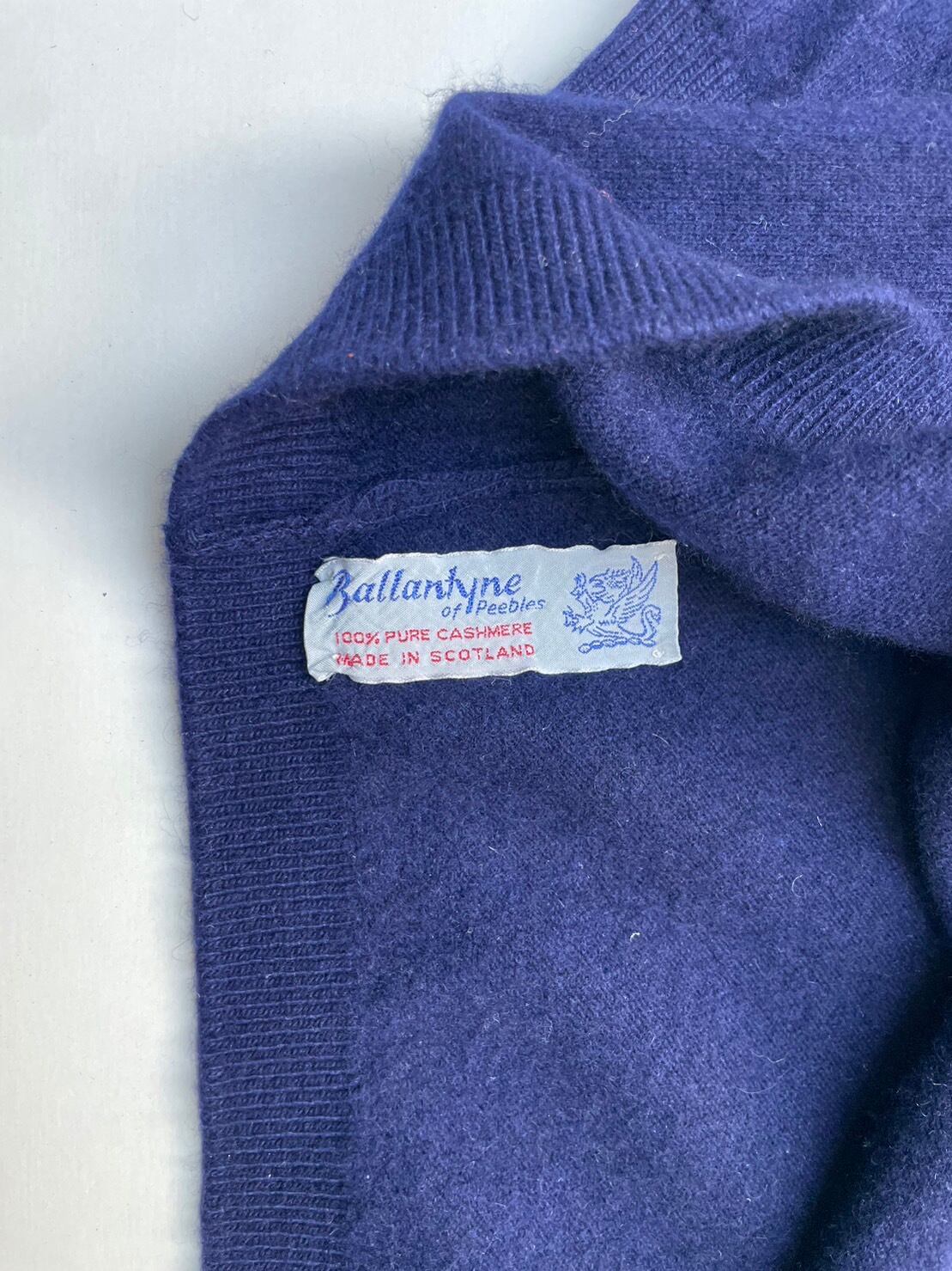 vintage “Ballantyne” cashmere turtle neck knit | LEYLINE CLOTHING