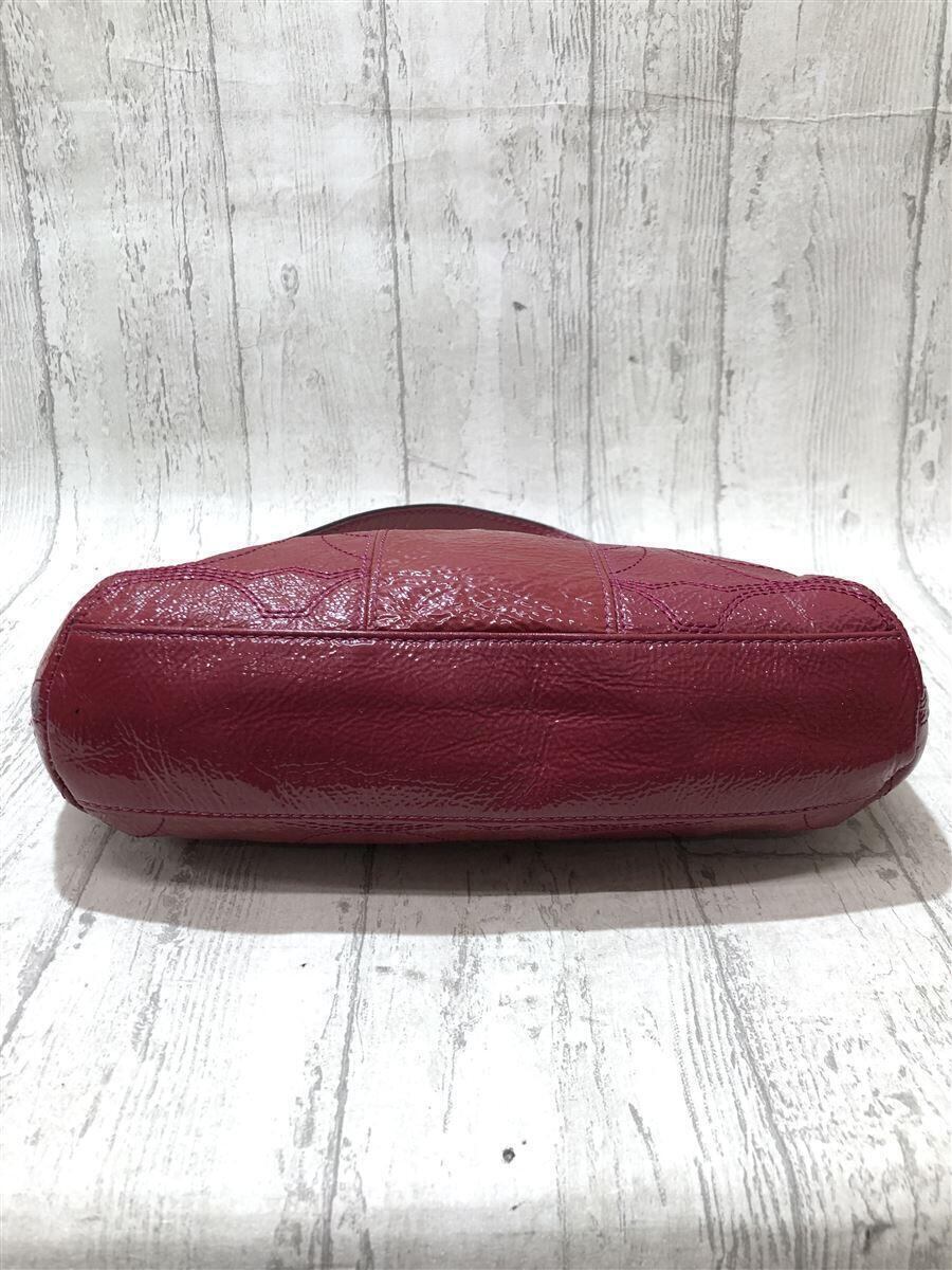 COACH(コーチ)エナメルショルダーバッグ/レッド | T-SELECT