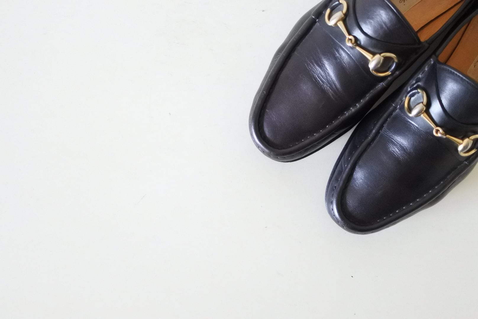 Old Gucci オールドグッチ ホースビットローファー 42.5M Black | JUST