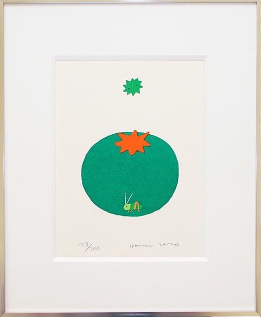 版画 「すいかの夏」 ※著者直筆サイン入り | 五味太郎 アネックス