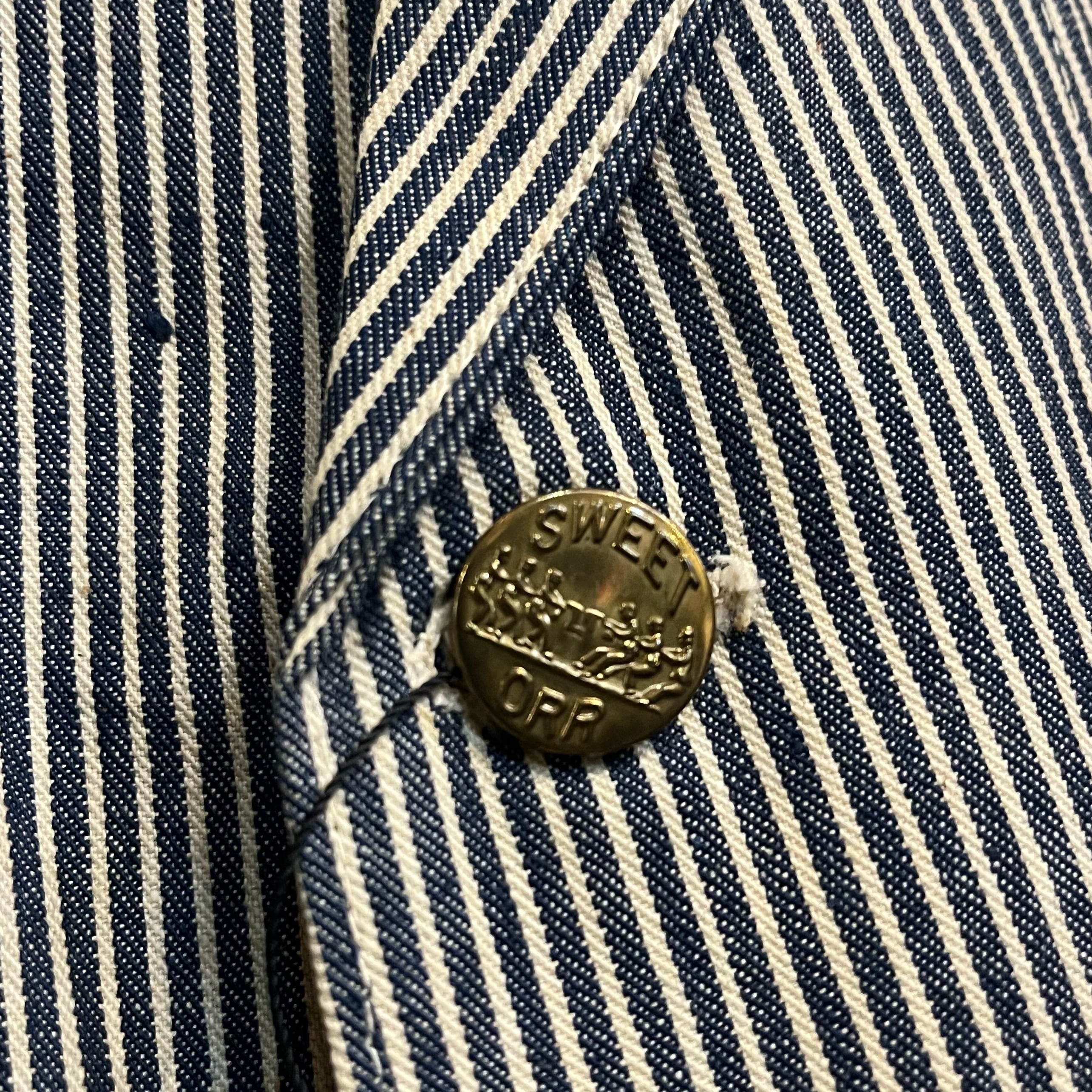 40s vintage sweet orr coverall hickory stripe ヴィンテージ