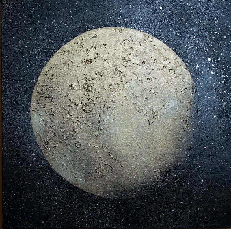 134340 Pluto / 冥王星 / 冥王星の現代アート作品 絵画販売 | TOMOYA