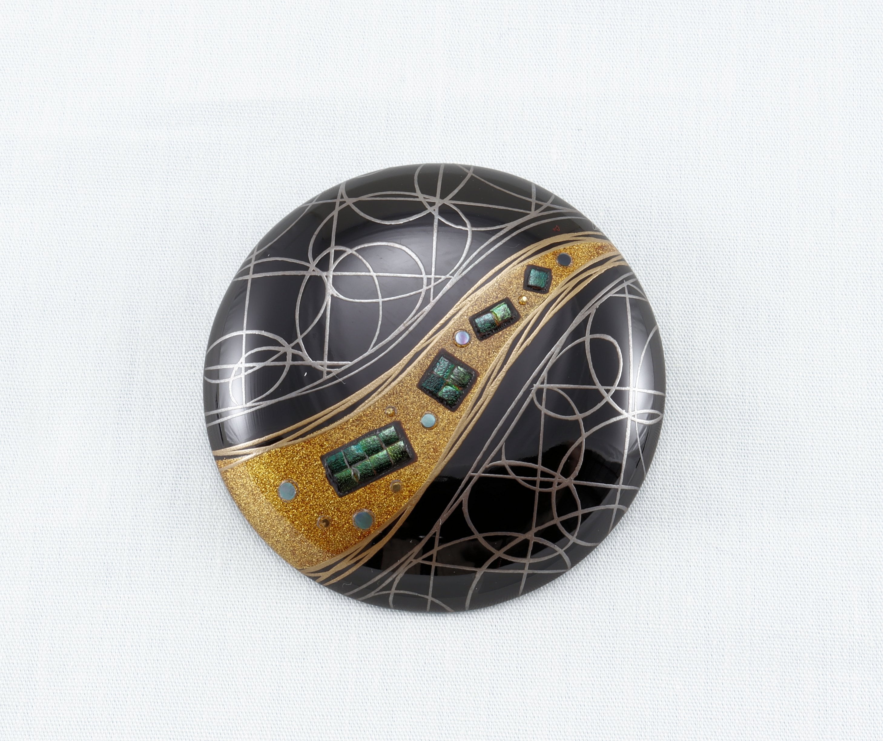 42 輪島塗 ペンダント 玉虫文様蒔絵 | 輪島塗 加藤漆器店 公式