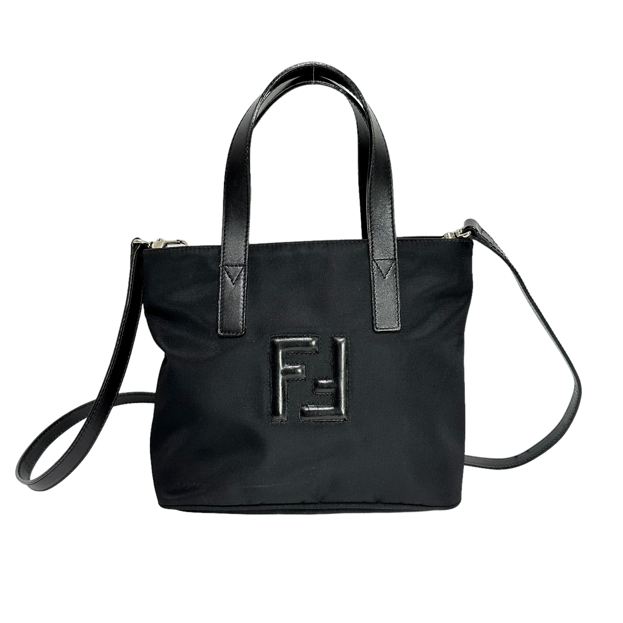 FENDI フェンディ ナイロン 2WAYバッグ ブラック 11619-202310 | rean