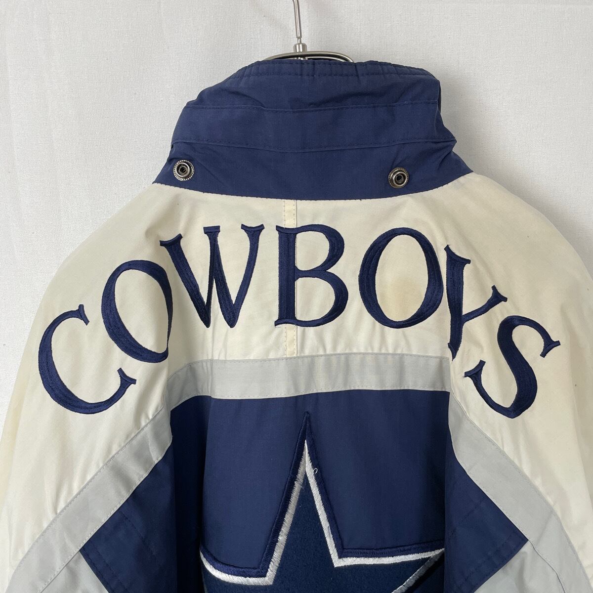 90s NUTMEG NFL ダラス・カウボーイズ ブルゾン 中綿 ジャケット 古着