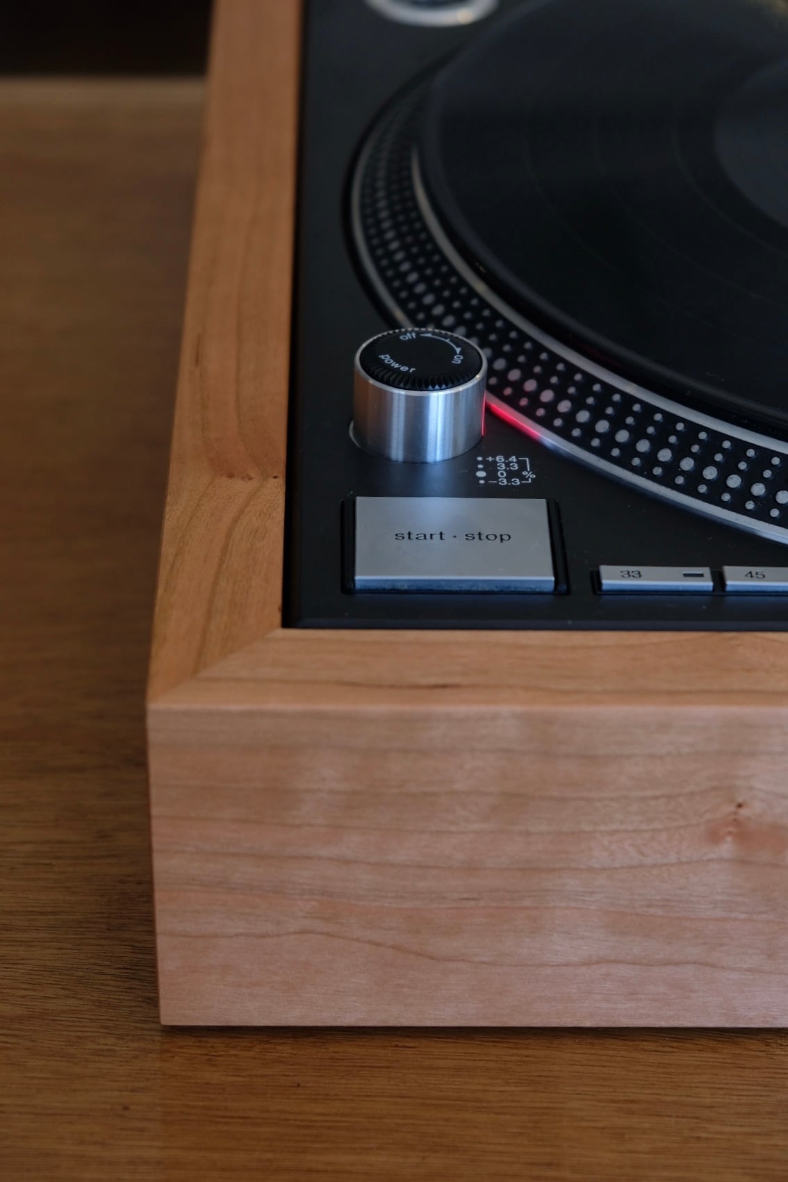 Turntable Wood Frame for Technics SL-1200 mk5 | TENDER BROWN & Music