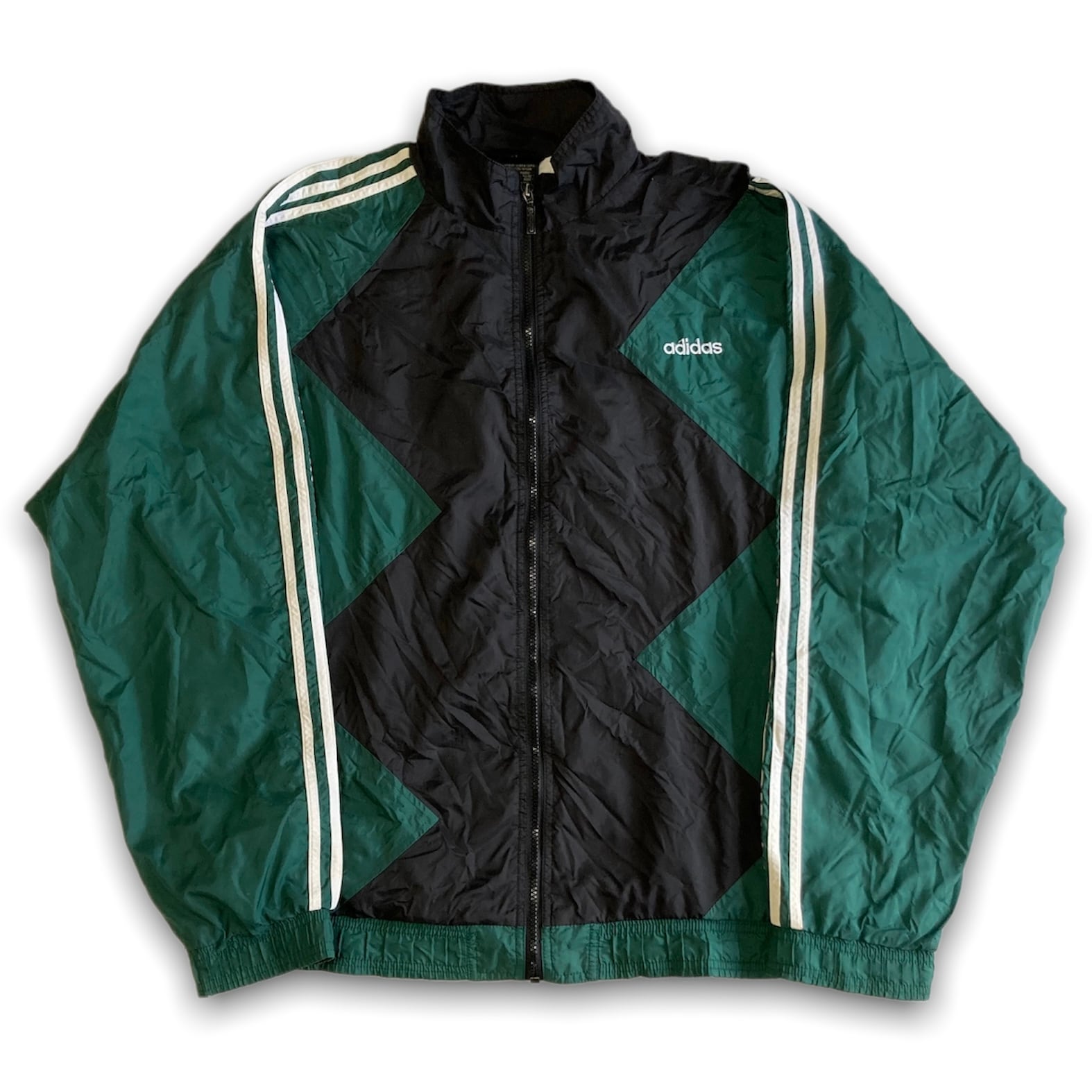 90s 国旗タグ adidas ナイロンジャケット | PUT ON HISTORY