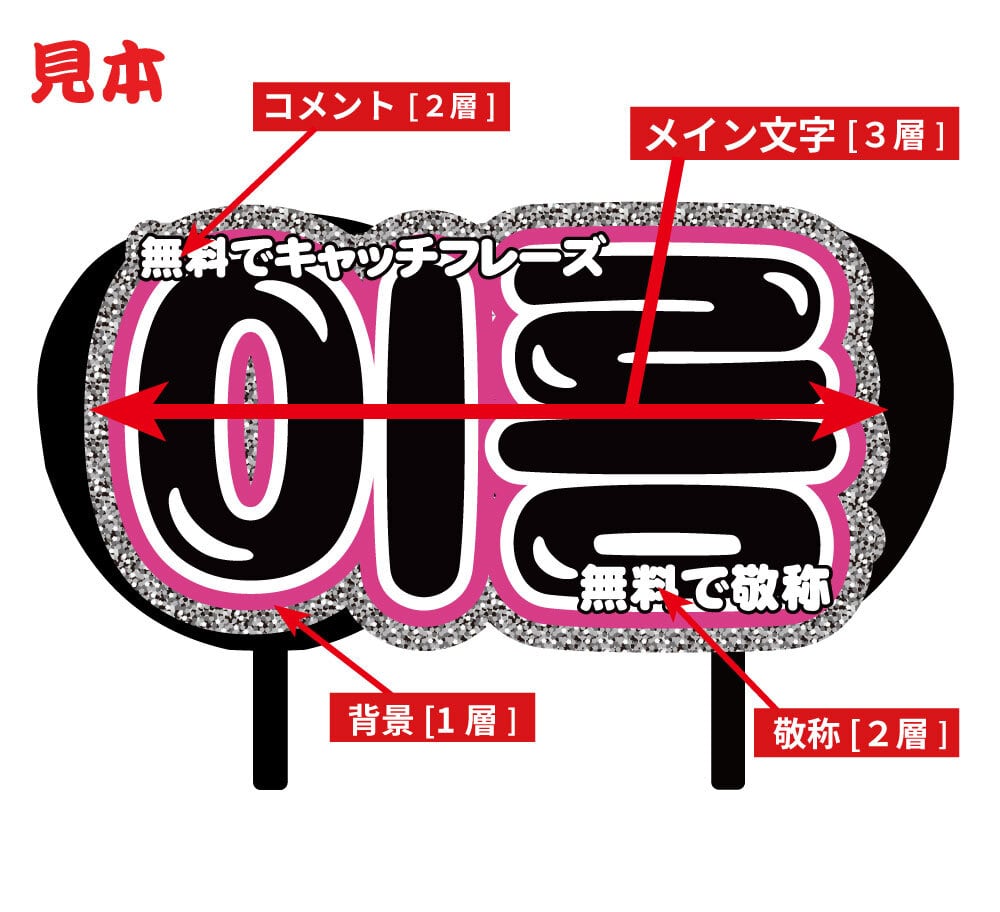 オーダーメイドハングルもじ】2連結 韓国語ハングル【プリントうちわ
