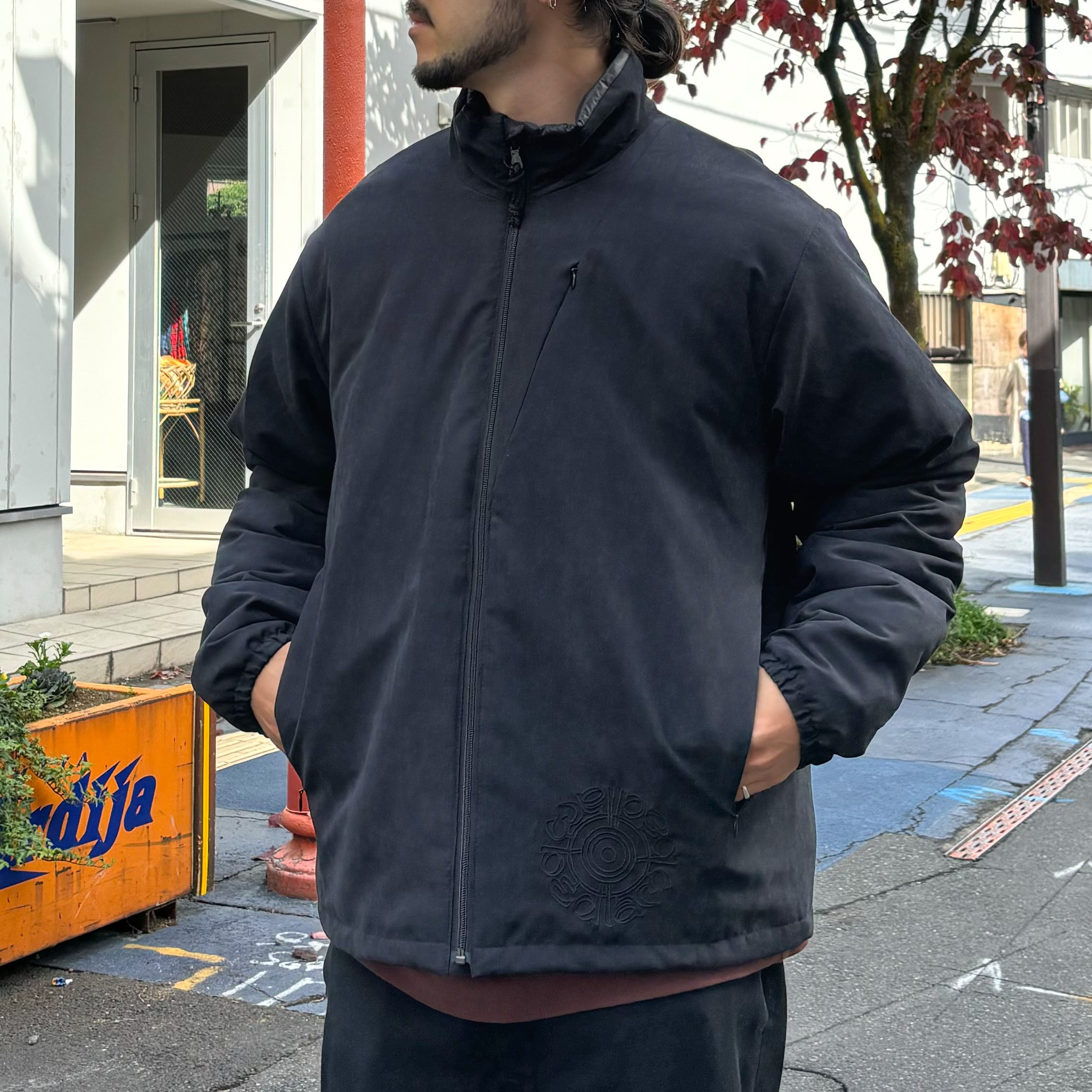 Bedlam Faux Suede Boom Jacket Black Ice / ベドラム ブーム