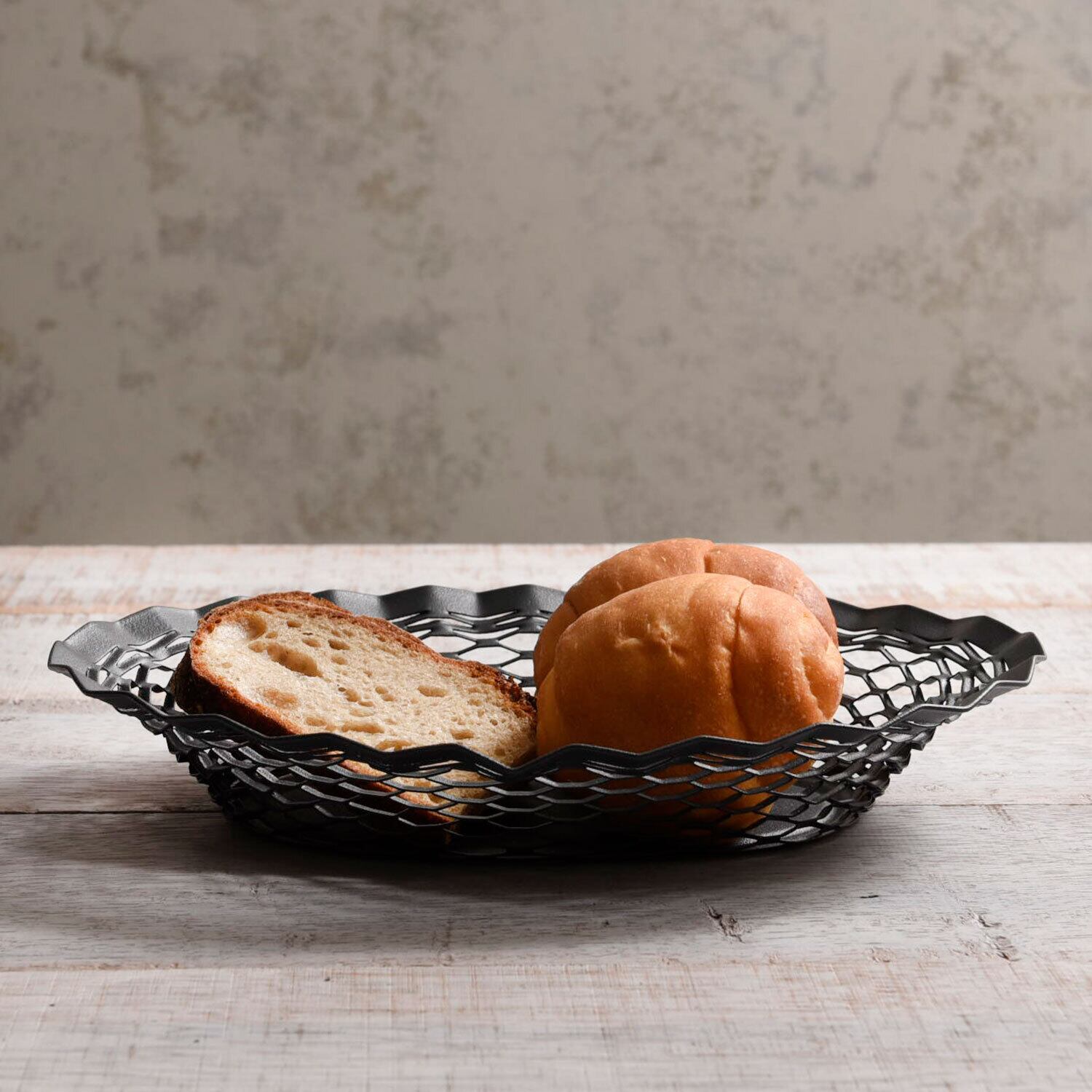 ロジェ オルフェヴル ステンレス ブレッドバスケット ブラック