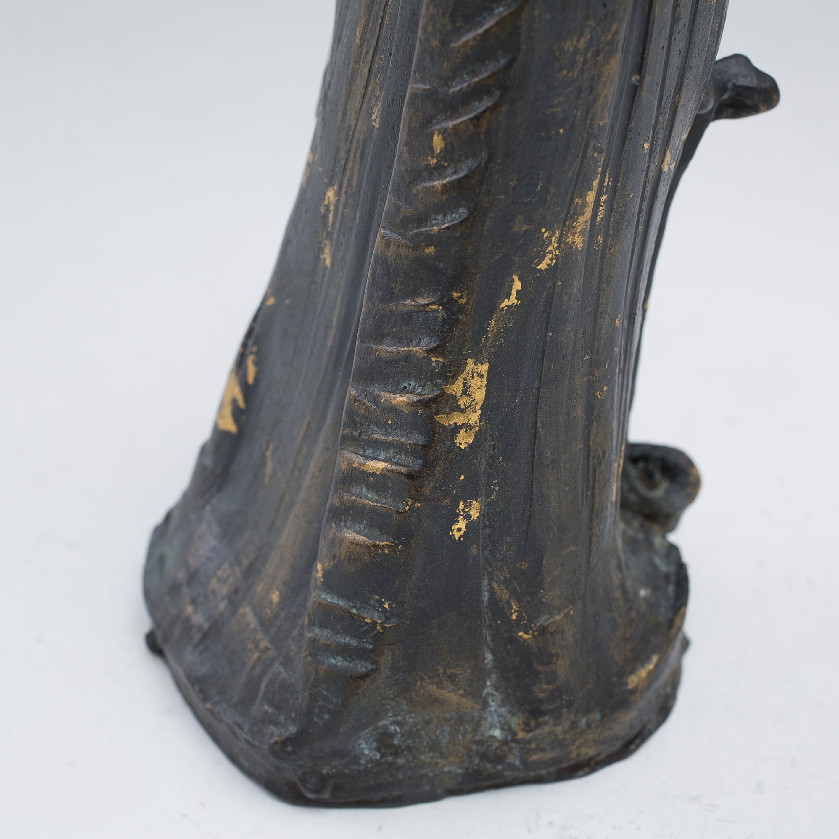 池田満寿夫 ブロンズ 万葉人 花器 花瓶 花入 オブジェ 置物 インテリア