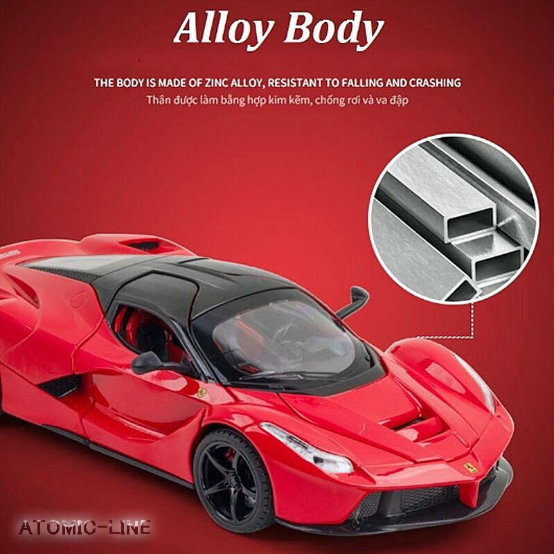ラ・フェラーリ laferrari 1/22 ミニカー 全3色 ライト点灯 エンジン
