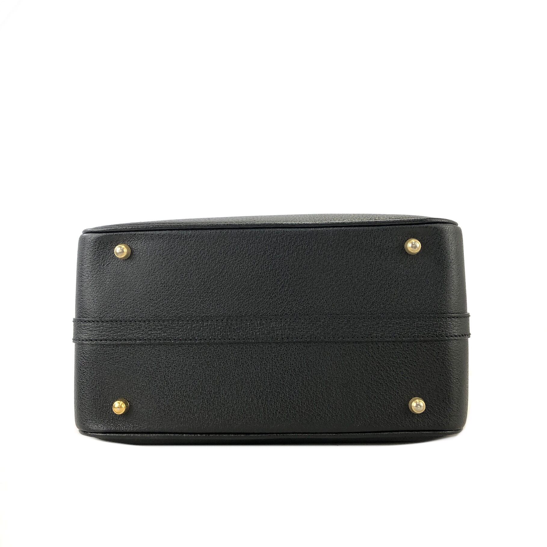 GUCCI グッチ バンブー レザー バニティバッグ 2way ショルダーバッグ