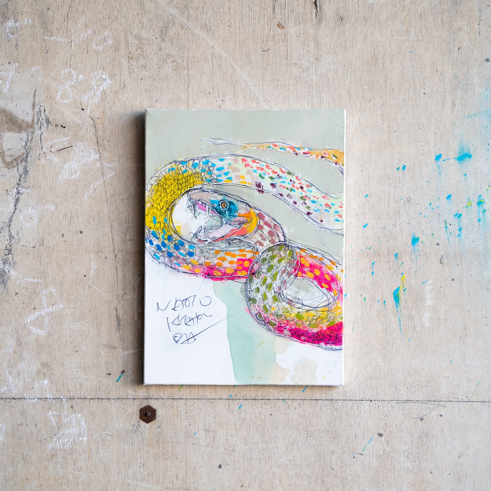 原画 F4 「26989 最後まで必死に生きると決めたヘビ」 | NAOTO