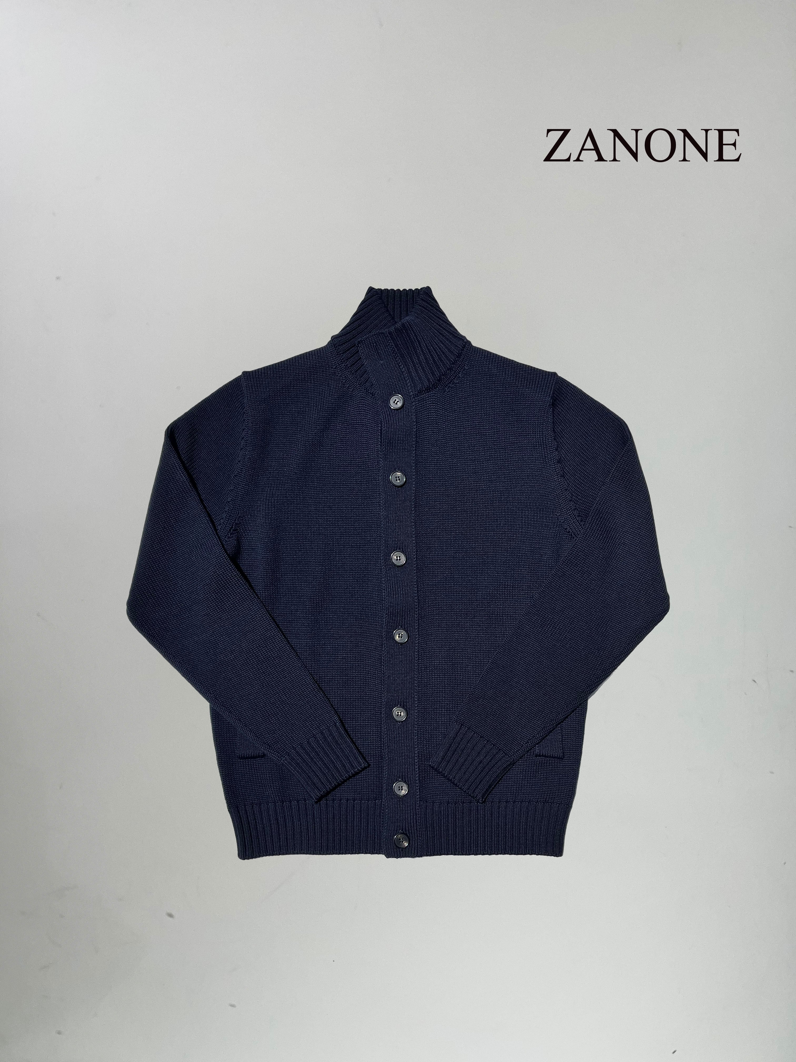 ZANONE（ザノーネ）CHIOTO（キョート）5ゲージ スタンドカラーニット