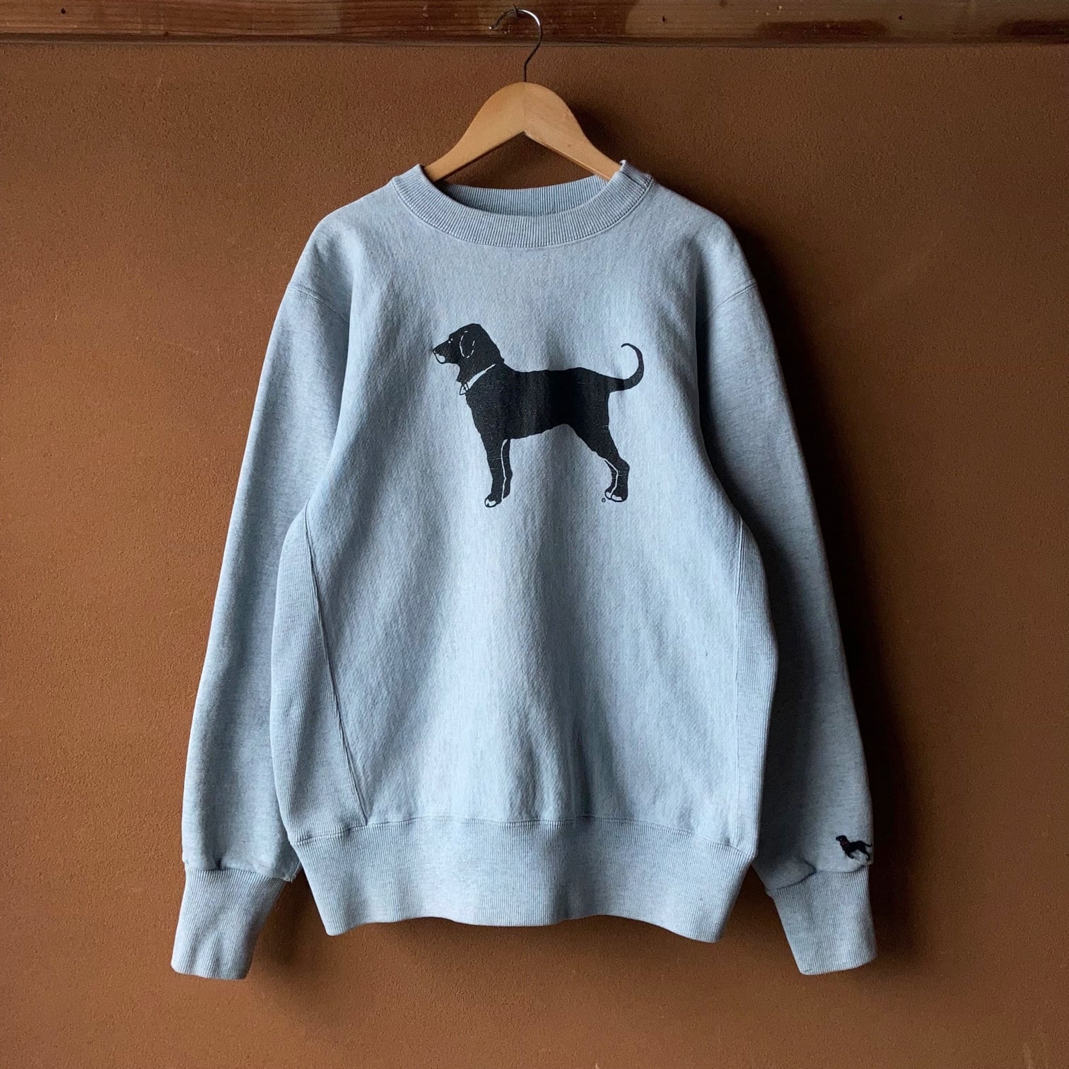 90's THE BLACK DOG 肉厚スウェット グレー USA製 SIZE L【0121A21