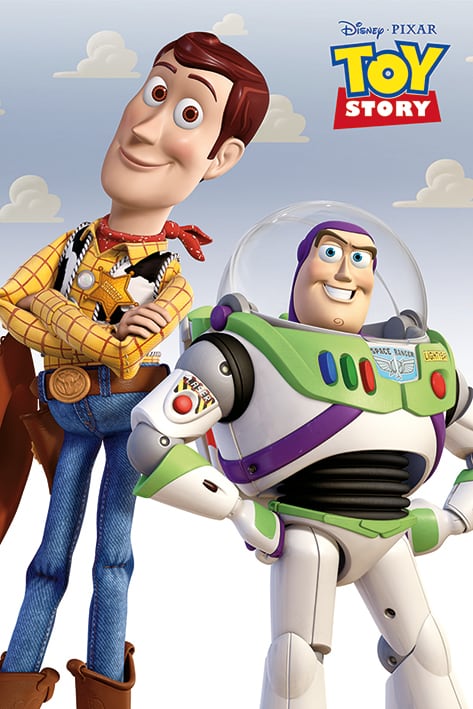 トイストーリー TOY STORY ウッディ&バズ 輸入ポスター 61cm x 91.5cm