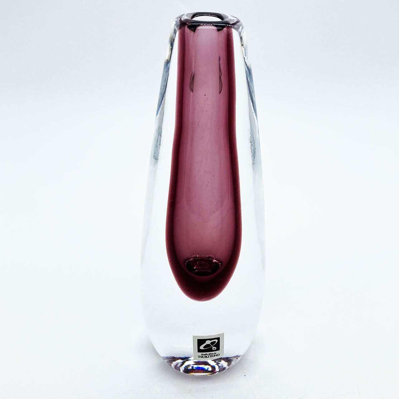 ベネチアングラス ムラノ イタリア ワイングラス 葡萄文ステム クリア