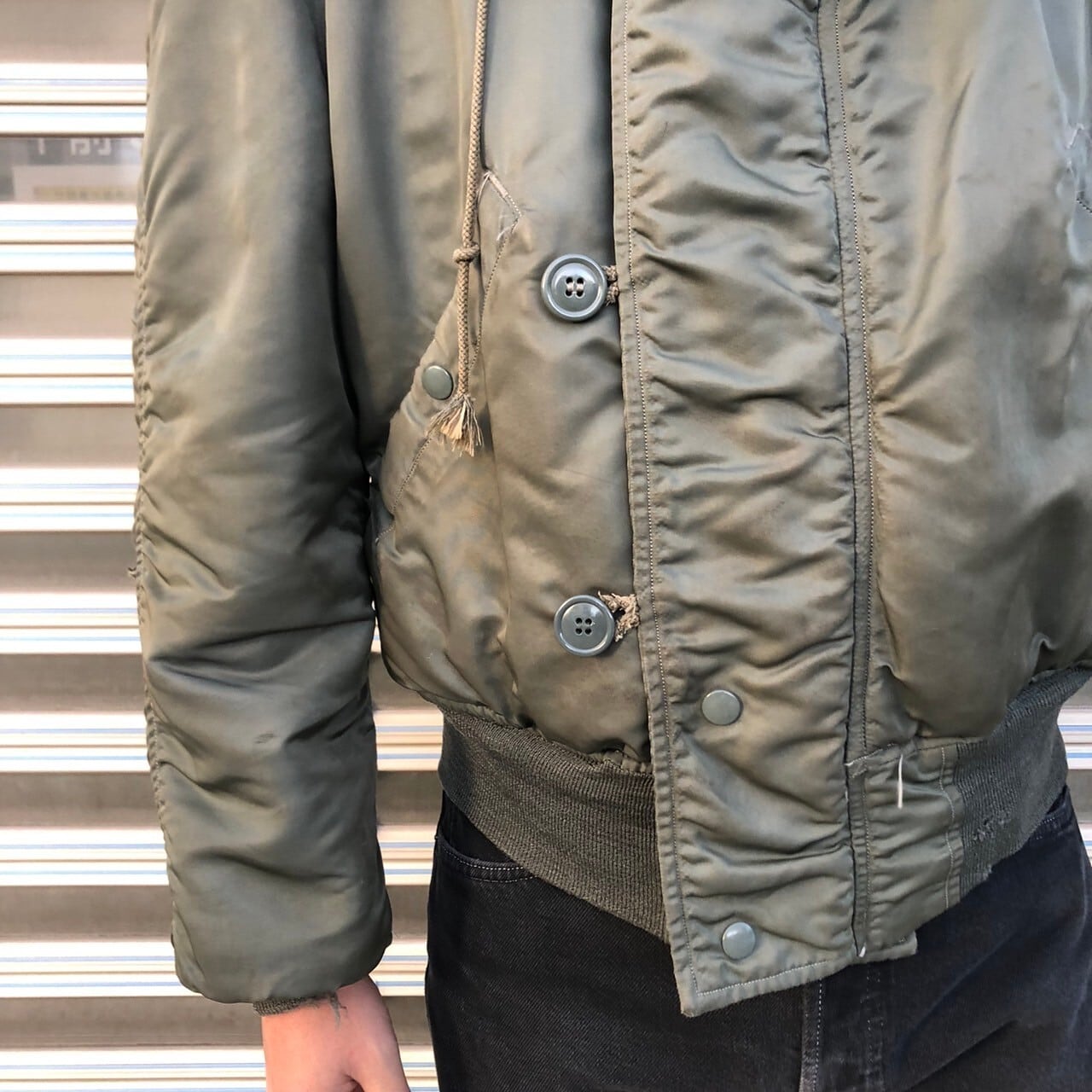 極上 60s 米軍実物 US.AIR FORCE USAF N-2B フライトジャケット