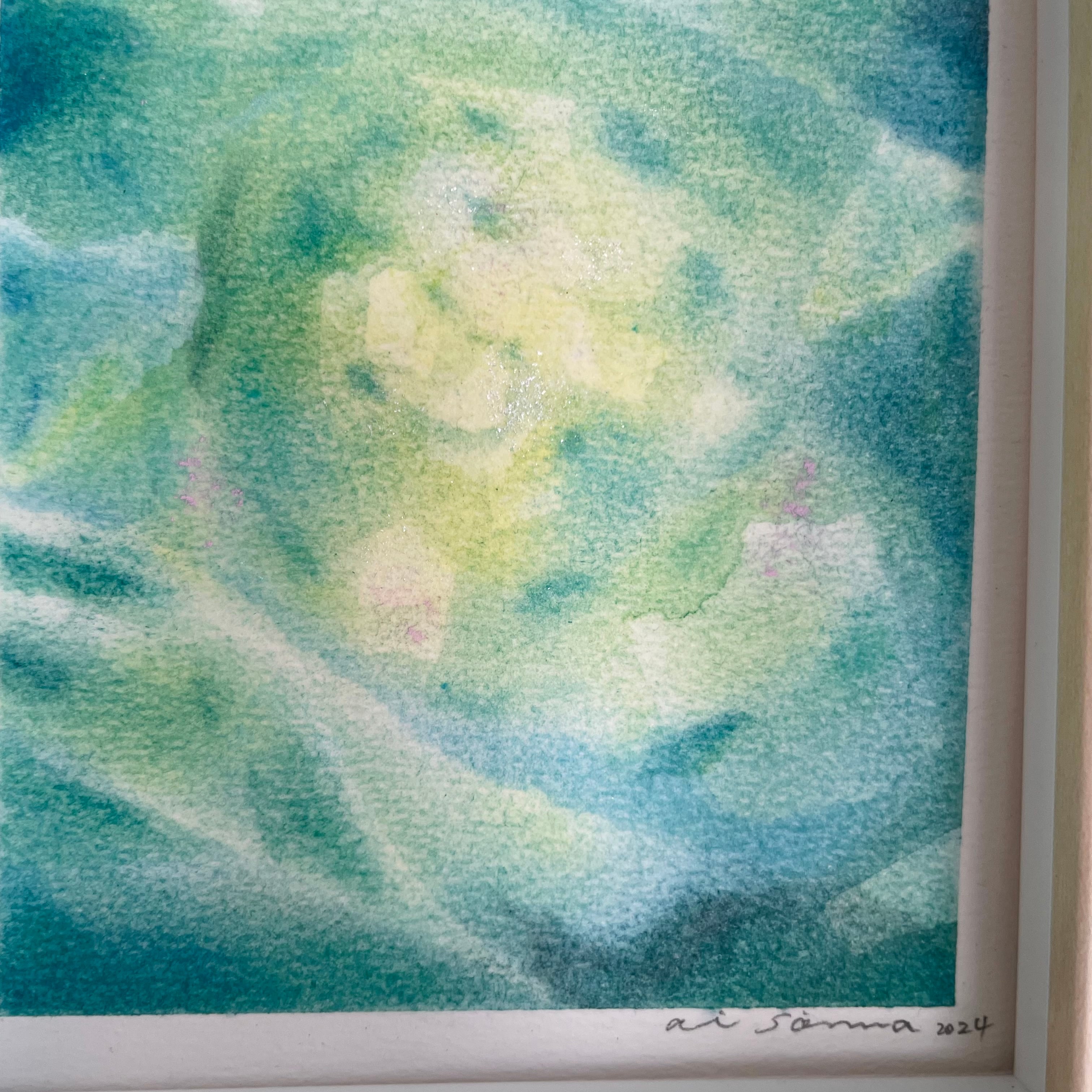 パステル画/「Your color No.4」/相馬藍 抽象画 | atelier sola