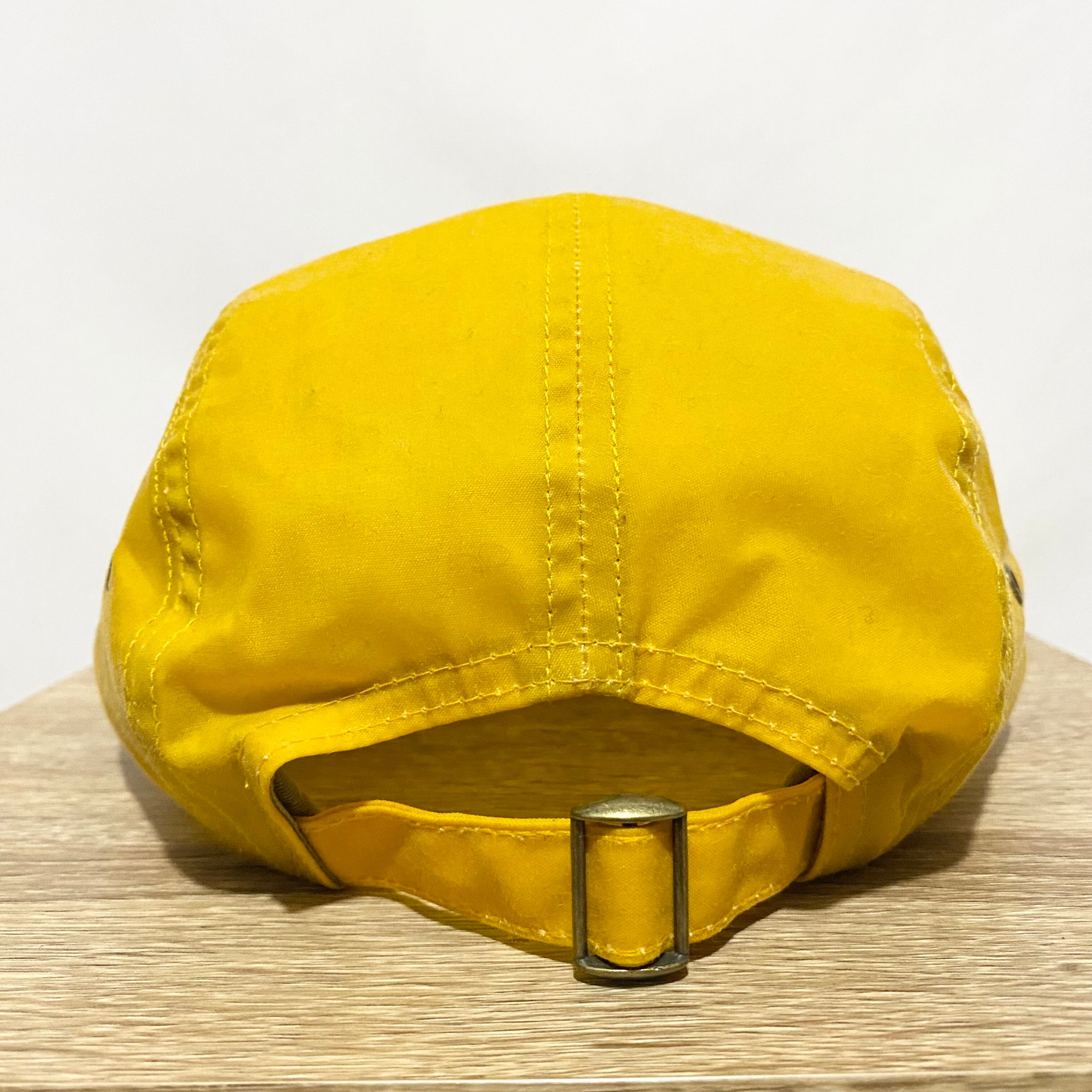 Quaker Marine Supply Oysterman Longbill Cap Yellow Waxed Canvas