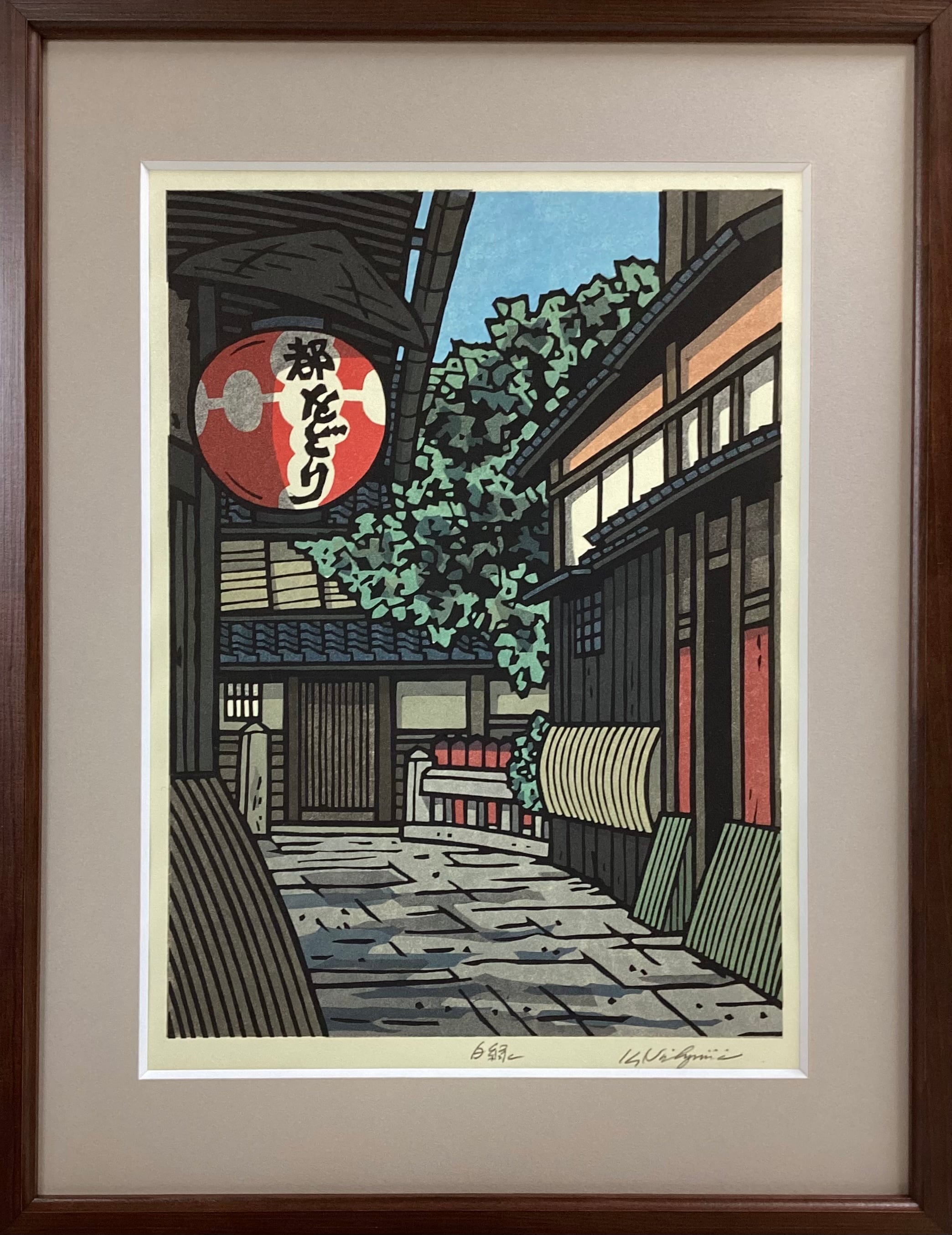 西嶋勝之 白緑 | アート＆フレームヤマシタ / 額縁、絵画、アートの事