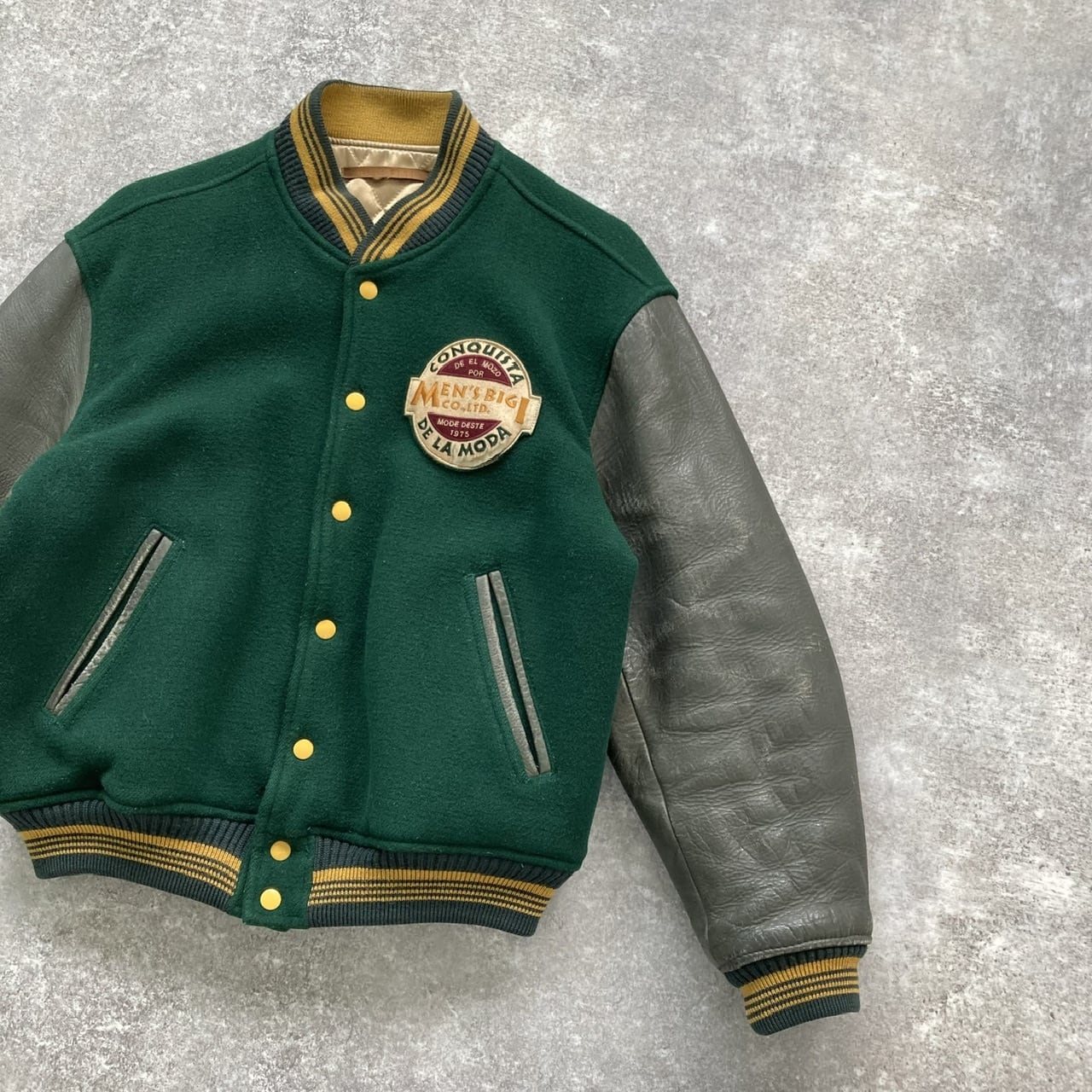 MEN'S BIGI】 メンズビギ 80s 80年代 スタジャン スタジアムジャンパー