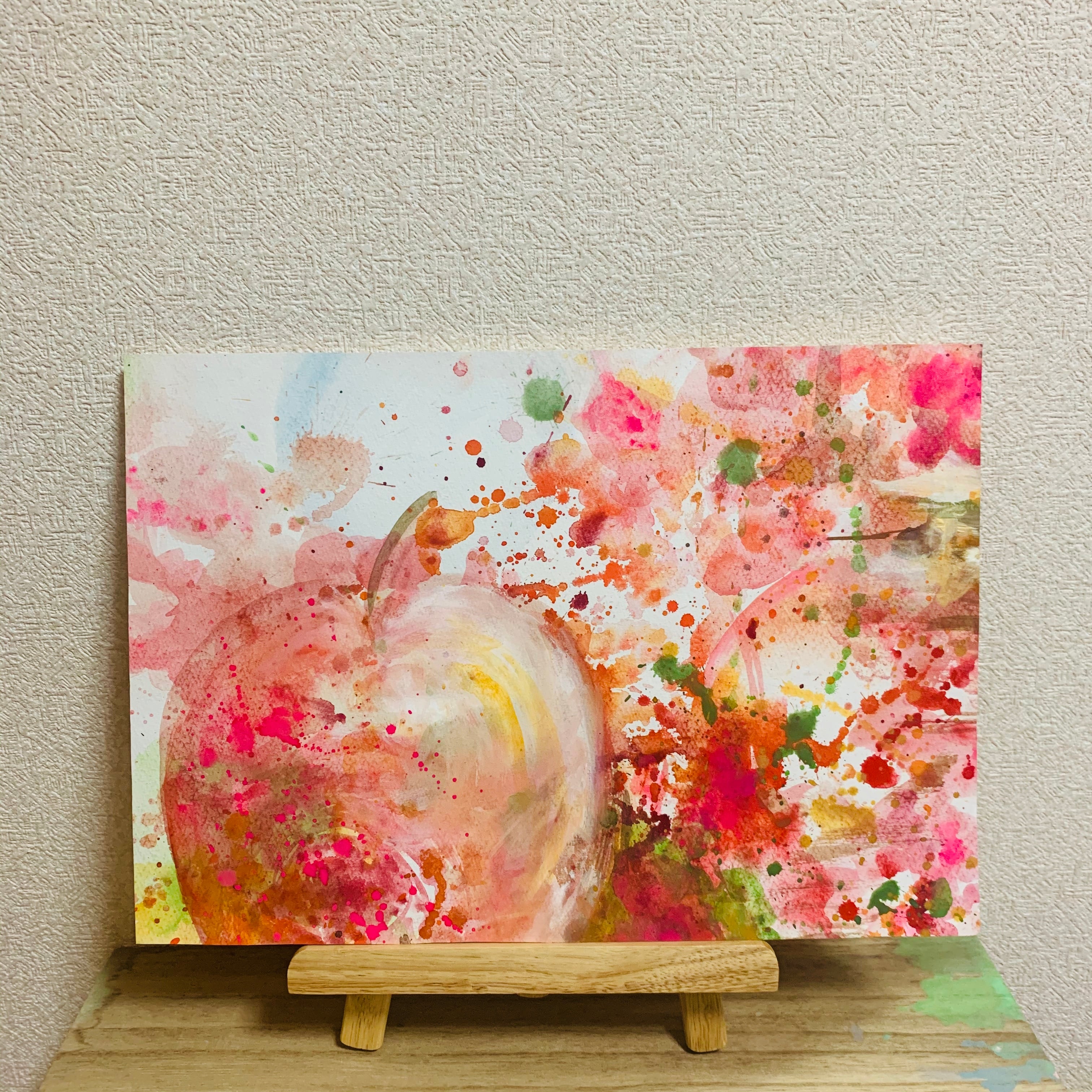 抽象画アート No.036 透明水彩紙 B4サイズ | Kasui_Artwork