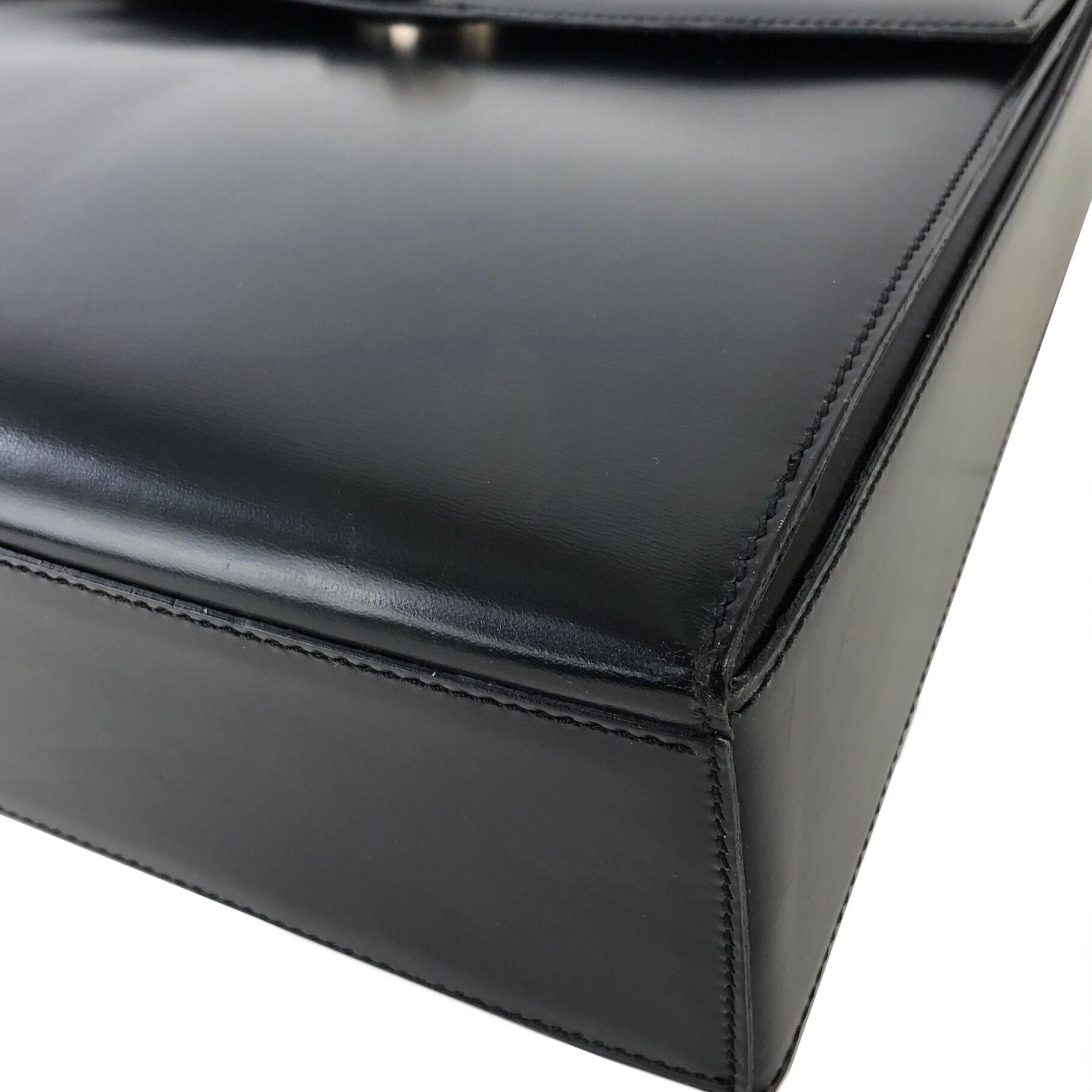 CELINE セリーヌ スターボール レザー トップハンドル ハンドバッグ