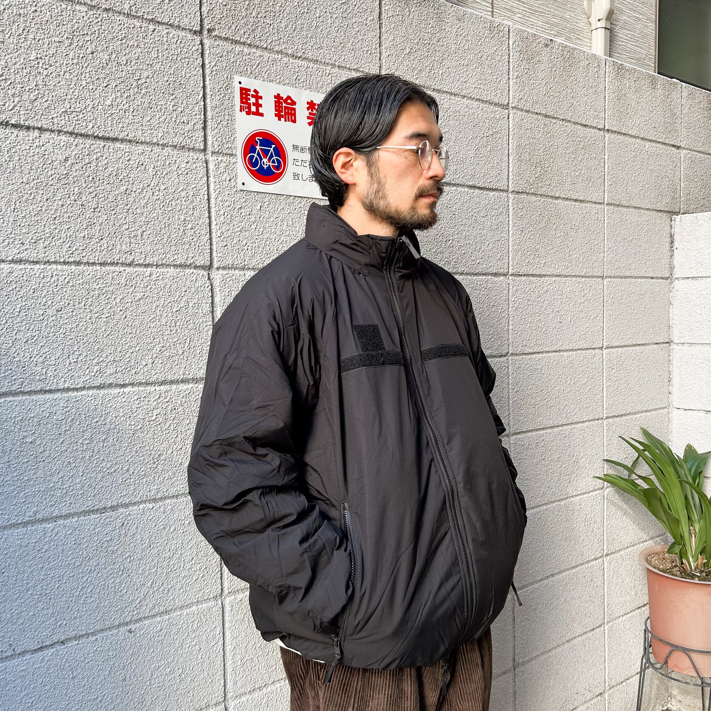 BAF社 ECWCS GEN3 LEVEL7 TYPE PRIMALOFT JACKET ベルクロ付き BLACK