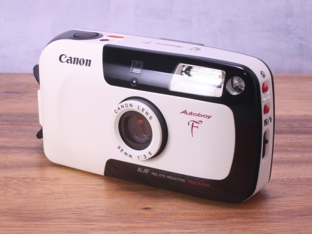 CANON AUTOBOY F パンダカラー コンパクトカメラ 完動品 美品 綺麗