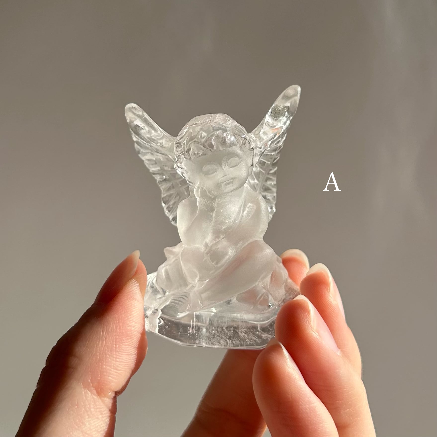 エンジェル クリスタル 天使 水晶 天然石 置物 | Pay ID