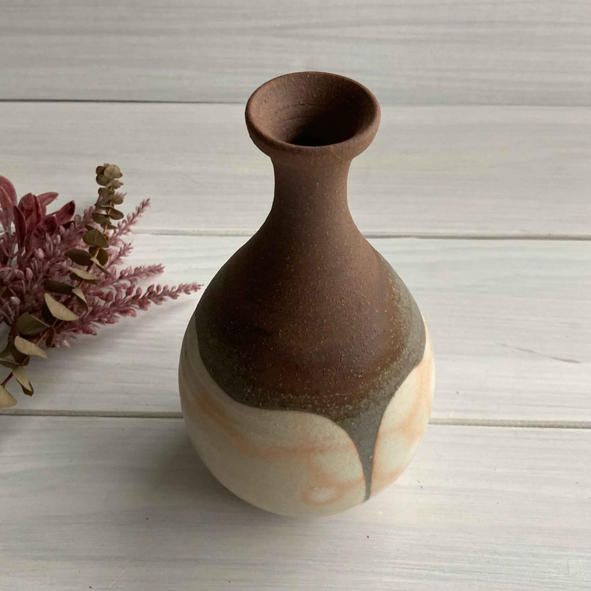 萩焼花入（流掛・化粧・御本手） | 萩のうつわ