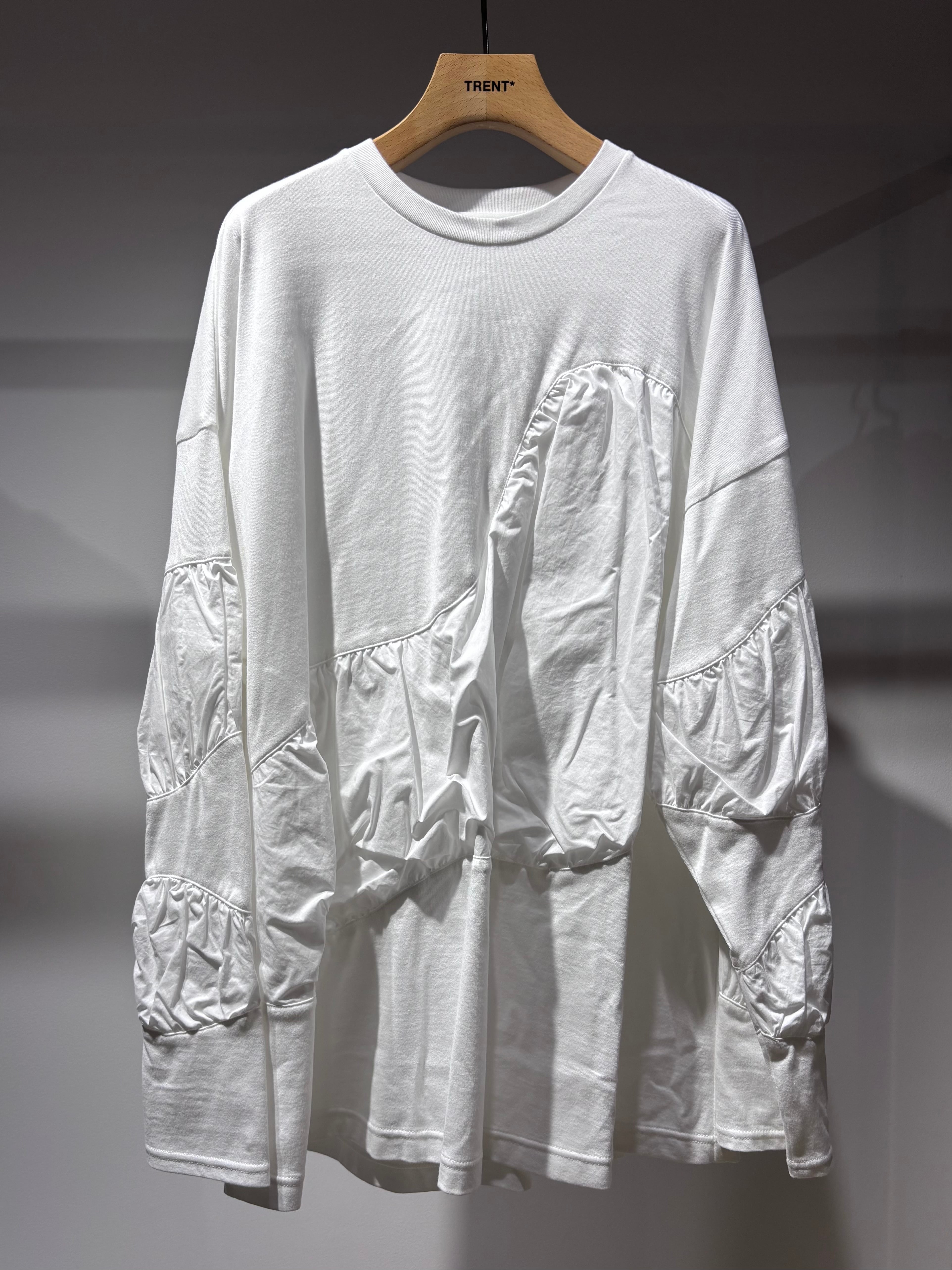 25AW】ENFOLD エンフォルド / PUFF-VOLUME LONG-SLEEVE-T-SHIRT / T