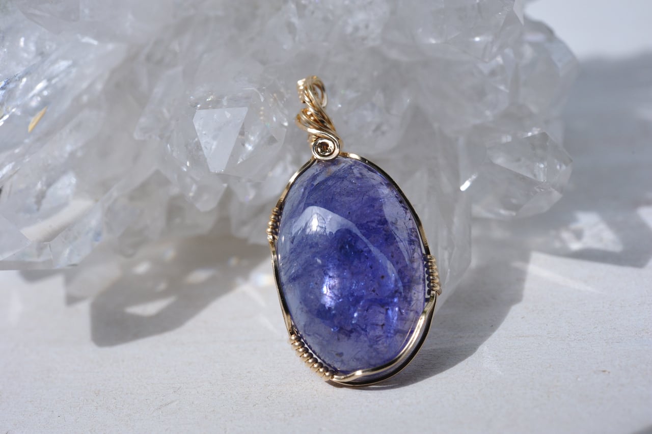 ruiちんさん スーパーセブン タンザナイト ステンレス ペンダント｜rui