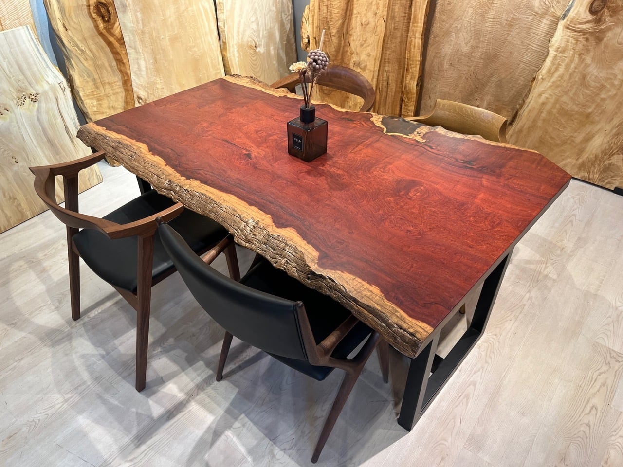 花梨の座卓（一枚もの） 花梨 一枚物 テーブル 座卓