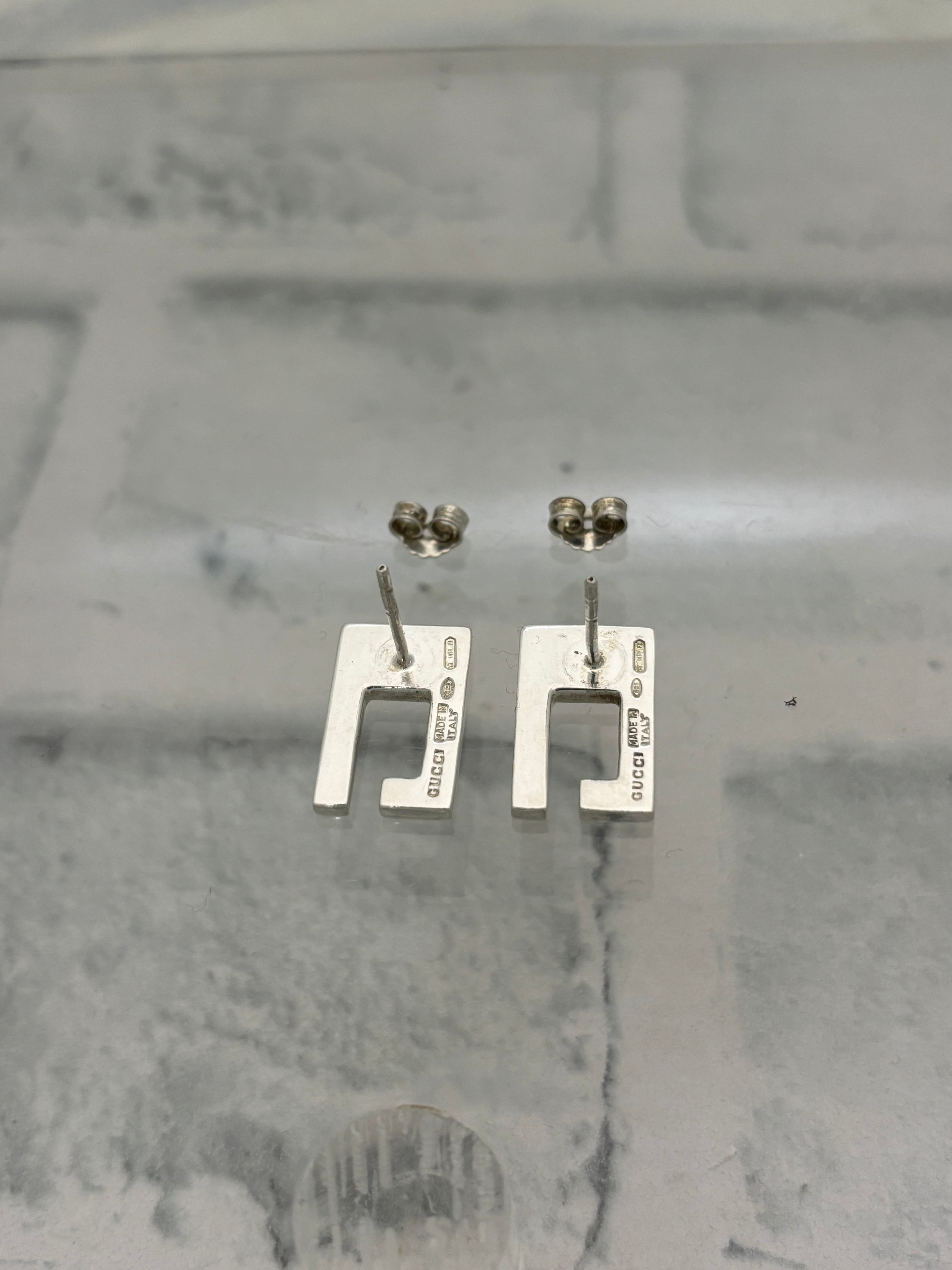 美品 オールドグッチ GUCCI Gシェイプ ピアス トムフォード期