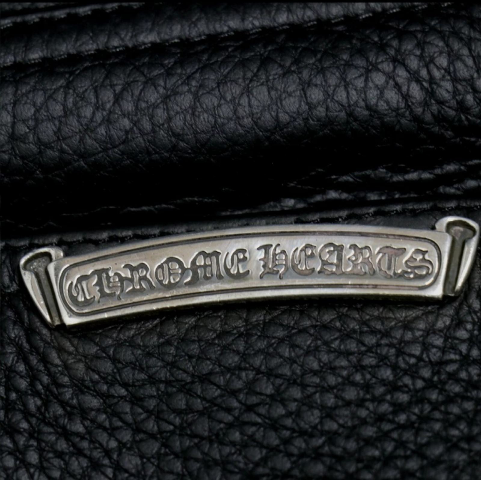 CHROME HEARTS クロムハーツ レザーパンツ クロスボタン | chromehearts