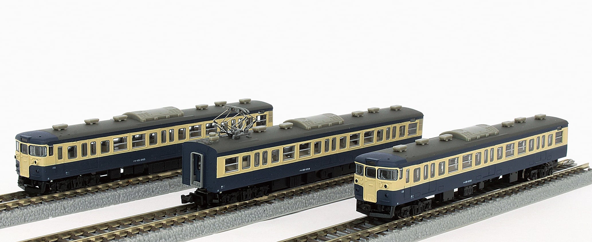 T011-3 115系1000番代 横須賀色 3両セット (115 1000 Yokosuka Color
