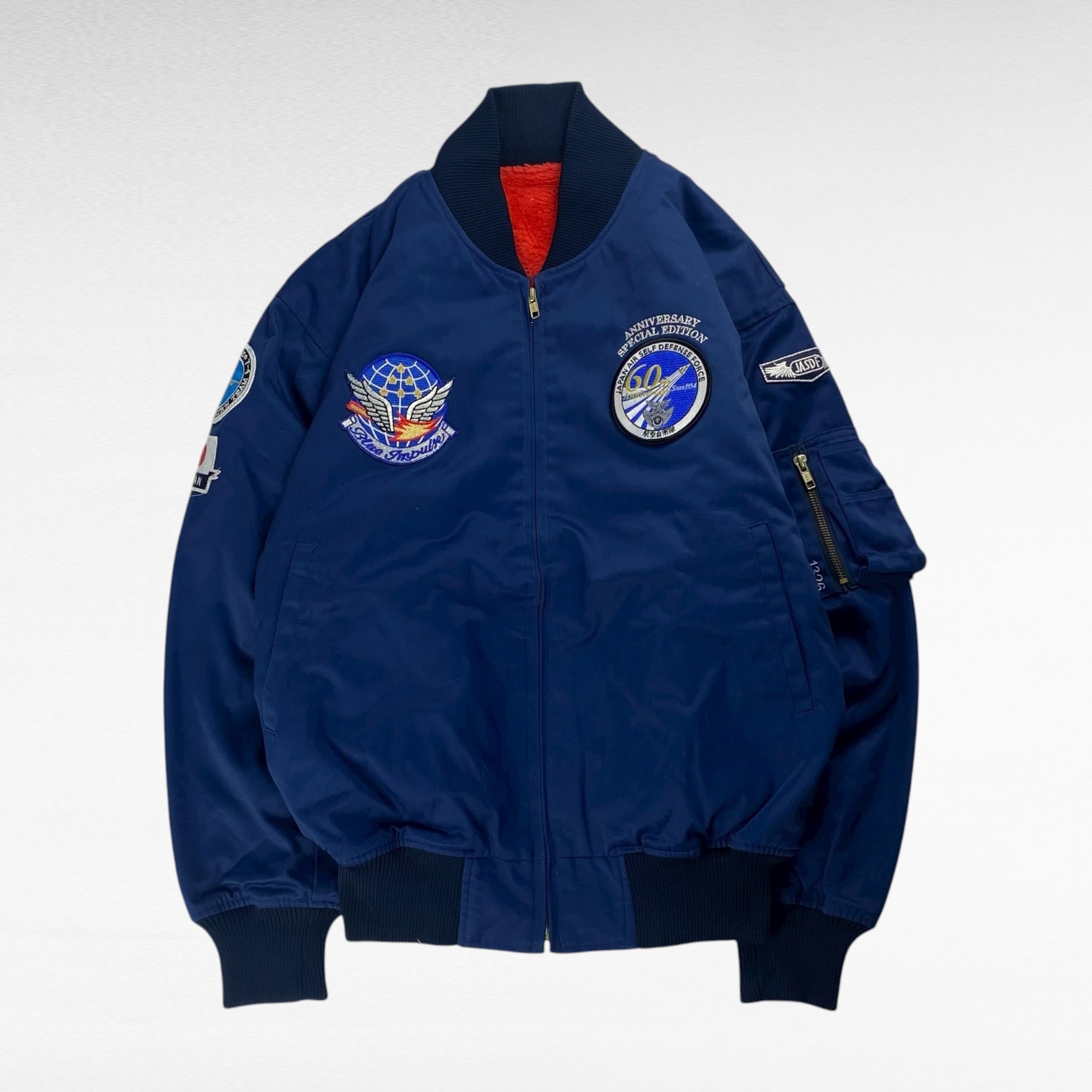 60周年記念】 JASDF 日本航空自衛隊 L相当 MA-1 フライトジャケット