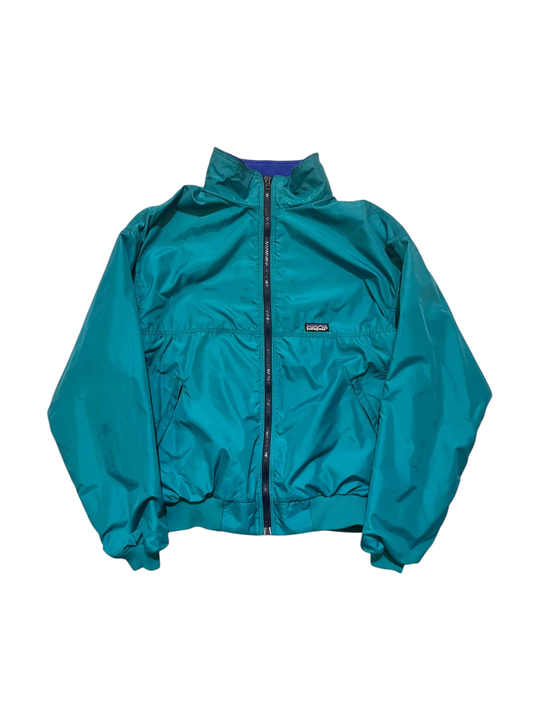90s S0 Patagonia Shelled Capilene Jacket Made in U.S.A. Emerald